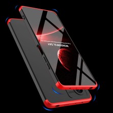 noktaks - Xiaomi Redmi Note 12 Pro 5G - Kılıf Parmak izi Yapmayan 3 Parça Ays Kapak - Siyah-Gri