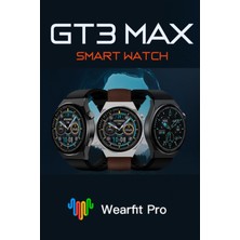 Wearfit Pro Gt3 Max Clasic Akıllı Saat Yuvarlak Model 1.5 Inç 37MM Amoled Ekran Akıllı Kol Saati