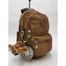 Hem Sırt Hem Göğüs Genç Spor Çanta Küçük Boy Gri