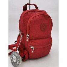 Hem Sırt Hem Göğüs Genç Spor Çanta Küçük Boy Gri