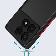 Kilifone - Xiaomi Poco X6 Pro Kılıf Arkası Buzlu Renkli Düğmeli Hux Kapak Lacivert