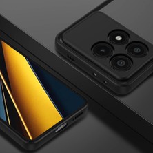 Kilifone - Xiaomi Poco X6 Pro Kılıf Arkası Buzlu Renkli Düğmeli Hux Kapak Lacivert