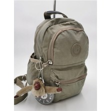 Hem Sırt Hem Göğüs Genç Spor Çanta Küçük Boy Gri