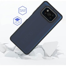 Kilifone - Xiaomi Poco X3 / Poco X3 Nfc / Poco X3 Pro - Kılıf Arkası Şeffaf Kamera Çevresi Parlak Zıt Renkli Flora Kapak