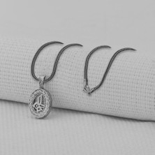 Takıhan Cevşeni Kebir Dualı Osmanlı Tuğra Tasarımlı 925 Ayar Gümüş Kolye