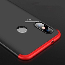 Kilifone - Xiaomi Mi A2 Lite - Kılıf 3 Parçalı Parmak Izi Yapmayan Sert Ays Kapak