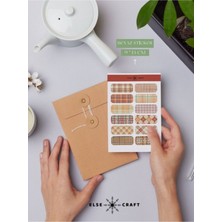 Else Craft Ekose Sticker - Ek-14 - Ajanda Planlayıcı Bullet Journal Için Uygundur