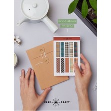 Else Craft Ekose Sticker - Ek-16 - Ajanda Planlayıcı Bullet Journal Için Uygundur