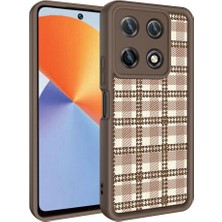 Kilifone - Infinix Note 30 Pro Kılıf Kamera Korumalı Baskılı Arka Yüzey Klas Kapak Beyaz