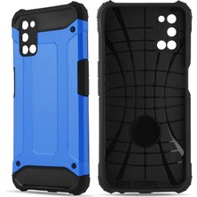 kilifone - Oppo A52 - Kılıf Çift Katman Zırh Tank Crash Military Kapak - Gold - T14461