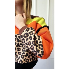 Leopar Desenli Sweatshirt
