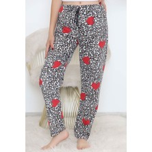 Nateli Polar Pijama Altı Leokırmızı - 11858.1048.