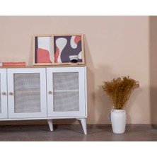 Vow Home Living Calvin Beyaz Hazeran Konsol