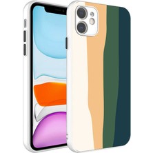 noktaks - Apple iPhone 11 - Kılıf Kamera Korumalı Renkli Temperli X-Cam Kapak - NO12