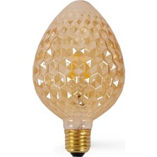 YTE Vintage LED  Filament Rustik  E27 220V 2200K Kozalak Ampul 4W G95