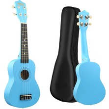 Midex UKX-901BL Mavi Soprano Ukulele (Askı Çanta Metod Pena)