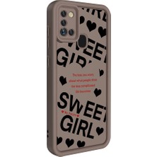 noktaks - Samsung Galaxy A21S - Kılıf Kamera Korumalı Baskılı Arka Yüzey Klas Kapak - Siyah - T32281