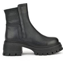 Ziya Kadın  Deri Bot 143359Z615 Siyah