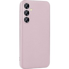 noktaks - Samsung Galaxy A35 - Kılıf Mat Soft Premier Silikon Kapak - Rose Gold