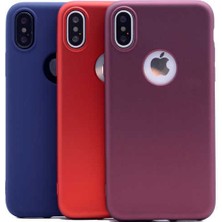 noktaks - Apple iPhone X - Kılıf Mat Soft Premier Silikon Kapak - Turkuaz