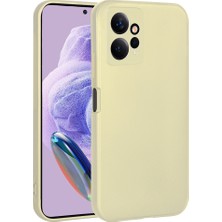 Kilifolsun Xiaomi Redmi Note 12 4g Kılıf Mat Soft Premier Silikon Kapak Gold