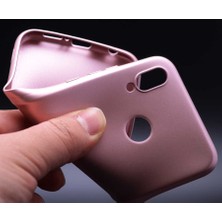 Kilifolsun Huawei P20 Lite Kılıf Mat Soft Premier Silikon Kapak Rose Gold