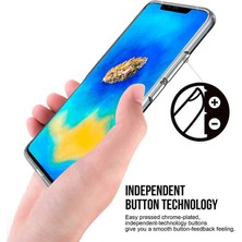 Kilifolsun Huawei Mate 20 Pro Kılıf Şeffaf Sert Koruyucu Gard Silikon