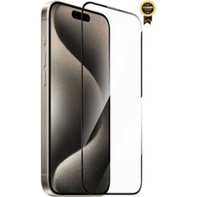 Vip Case Apple iPhone 16 Uyumlu Tam Kaplayan Toz Tutmayan Kutulu Premium Cam Antidust Ekran Koruyucu