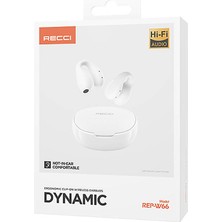 Recci Kulak İçi Bluetooth Kulaklık REP-W66 Dynamic Serisi Hi-Fi Ses Kaliteli V.5.3 Beyaz