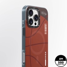 YoungKit iPhone 16 Pro Max Kılıf Magsafe Şarj Özellikli Spor Tasarımlı Youngkit Dynamic Serisi Kahverengi