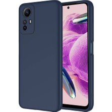 noktaks - Xiaomi Redmi Note 12S - Kılıf İçi Kadife Koruyucu Mara Lansman Kapak - Lacivert