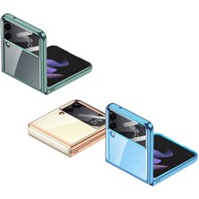 Kilifone - Galaxy Z Flip 4 - Kılıf Kamera Lens Korumalı Sert Kıpta Lensli Kapak