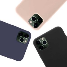 Kilifolsun Apple iPhone 11 Pro Kılıf Soft Prüzsüz Renkli Silk Silikon Siyah