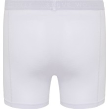 Erkek Beyaz 3’lü Klasik Bambu Boxer - 25101