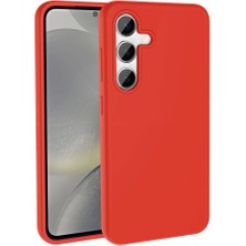 ekılıf - Samsung Galaxy S24 Plus - Kılıf Magsafe Şarj Özellikli Sıvı Teknolojili Silinebilir Sert Kivi Kapak - Kırmızı - T32426