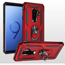 Kilifone - Galaxy S9 Plus - Kılıf Yüzüklü Çift Katman Zırh Tank Vega Kapak