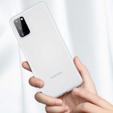 Kilifolsun Samsung Galaxy S20 Kılıf 1.kalite Mat Ultra Ince Pp Kapak Beyaz