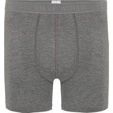 Steve Wolls Erkek Gri 3’lü Uzun Paça Bambu Boxer - 25201