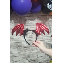 Pekshop Yarasa Tacı Halloween Saç Aksesuarı Cadılar Bayramı Tacı Lüks