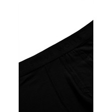 Steve Wolls Erkek Siyah 5’li Uzun Paça Bambu Boxer - 25203 (BUS100)