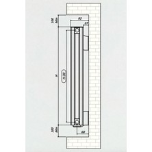 Aeon Argus 1500 x 415 6 Dilim Alüminyum Radyatör Panel