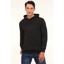Lumberjack A10188949208010 Siyah Erkek Sweatshirt