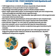 Bioxi Ortam ve Yer Dezenfektanı 1 LT/ Hipokloröz asit (HOCl) bazlı