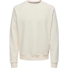 Onsmıchı Lıfe Reg Crew Neck Sweat Krem 22030618
