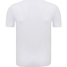 Erkek Beyaz 2’li Yuvarlak Yaka Bambu T-Shirt - 33501