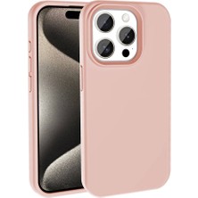 ekılıf - Apple iPhone 15 Pro - Kılıf Magsafe Şarj Özellikli Sıvı Teknolojili Silinebilir Sert Kivi Kapak - Pembe - T32421