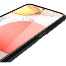 Kilifone - Galaxy A13 4g - Kılıf Deri Görünümlü Auto Focus Karbon Niss Silikon Kapak