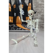 Pekshop Cadılar Bayramı Iskelet Figür Şekil Alabilen Iskelet Büyük Boy 60CM