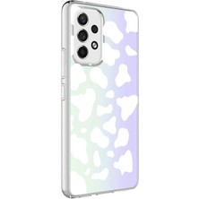 noktaks - Samsung Galaxy A33 5G - Kılıf Desenli Koruyucu M-blue Kapak - Zebra No1