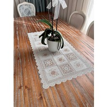 Limay Dantel Görünümlü Modern Runner 45 x 83 cm